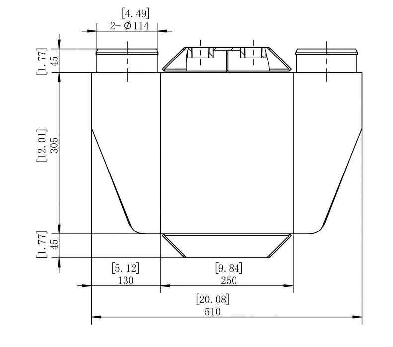 Water to Air Intercooler, 15.55" x 20.08" x 12" AF90-3003