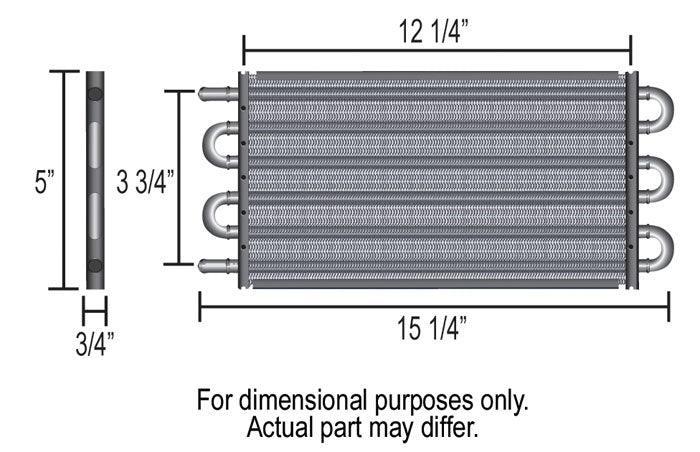 Derale Dyno-Cool 6000 Series Transmission Cooler Kit DP12902