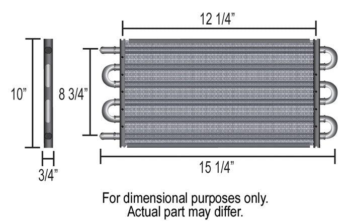 Derale Dyno-Cool 6000 Series Transmission Cooler Kit DP12904