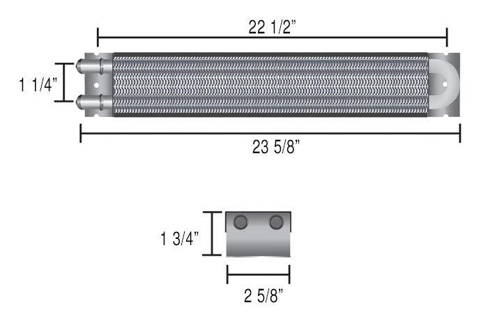 Universal Frame Rail Transmission Cooler DP13224