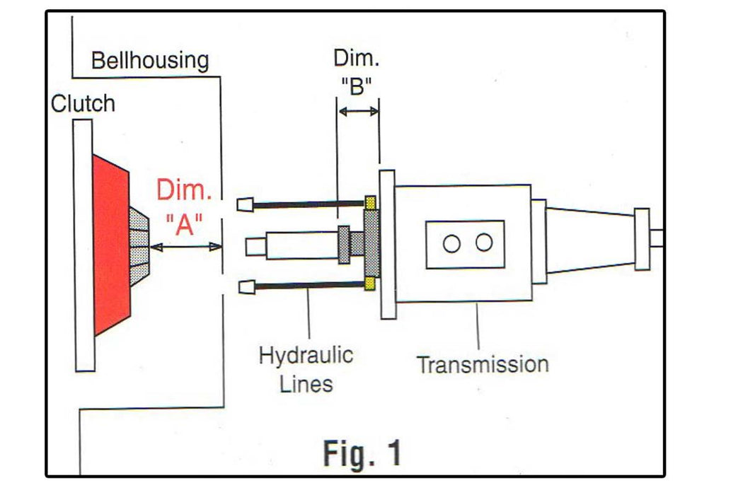 Hydraulic Throw out Bearing - Bolt On MC1300