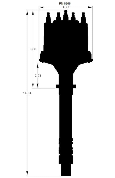 Pro-Billet EFI Distributor MSD8366