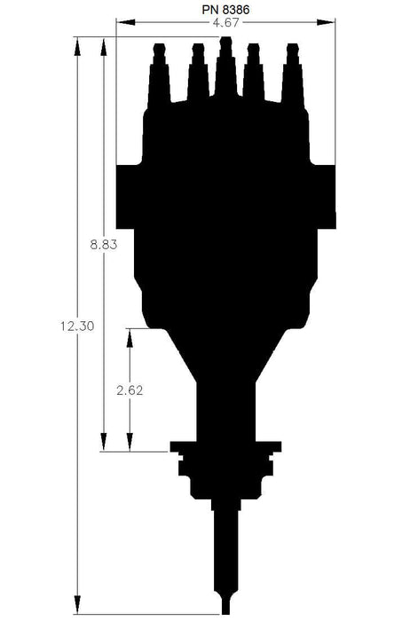 Pro-Billet Ready-To-Run Distributor MSD8386