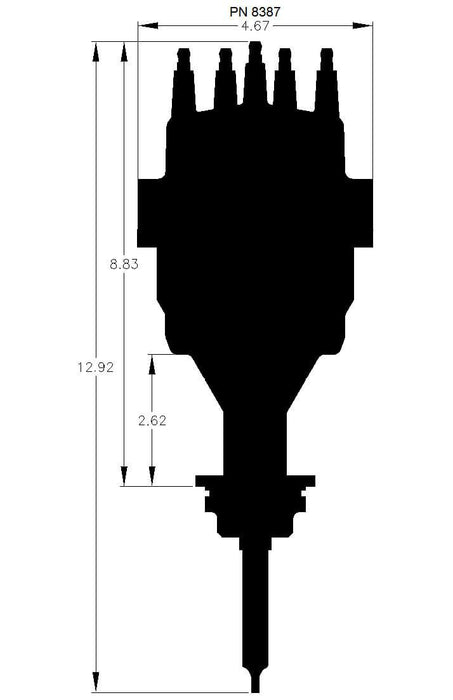 Pro-Billet Ready-To-Run Distributor MSD8387