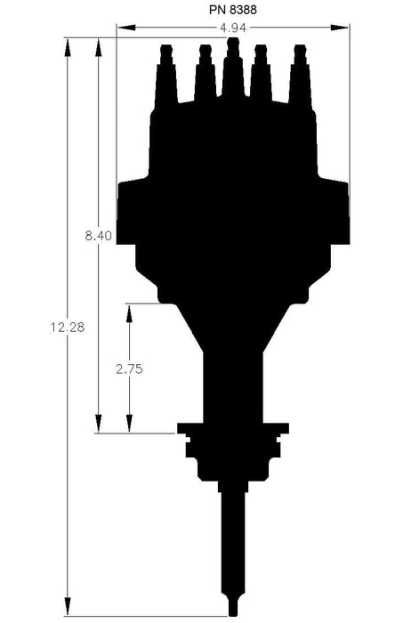 Pro-Billet Ready-To-Run Distributor MSD8388