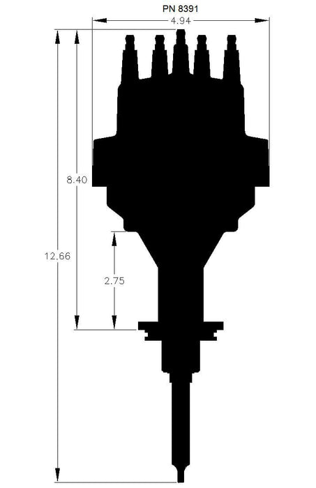 Pro-Billet Ready-To-Run Distributor MSD8391