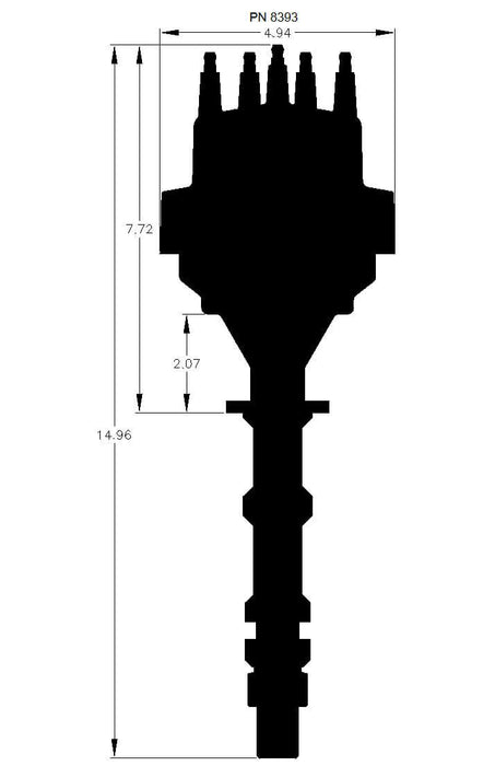 Pro-Billet Ready-To-Run Distributor MSD8393