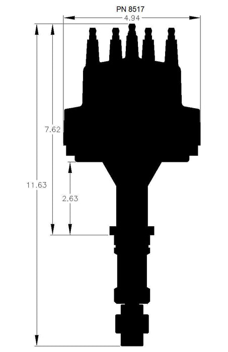 Pro Billet Distributor MSD8517