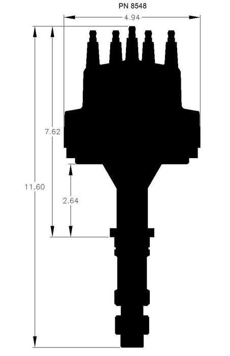 Pro Billet Distributor MSD8548