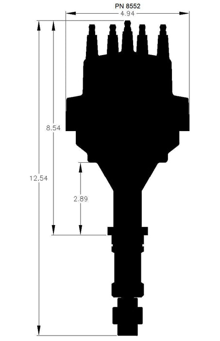 Pro-Billet Ready-To-Run Distributor MSD8552