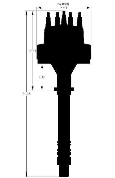 Pro-Billet Marine Distributor MSD8560