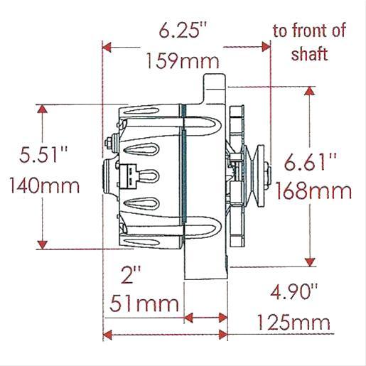 Chrome Smooth Look Alternator PM17297