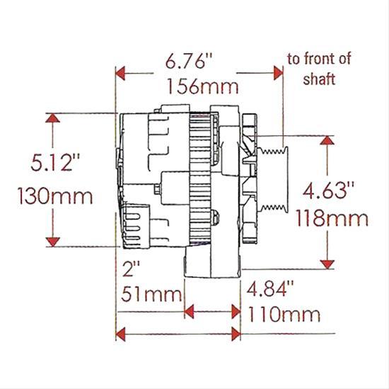 Powermaster Street Alternator PM274611