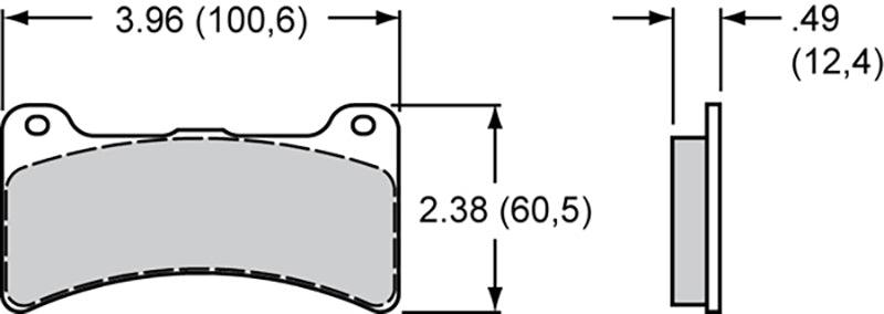 Smart Pad Brake Set with BP-10 Compound WB150-11363K