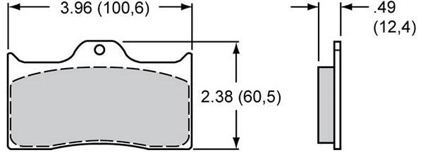 Smart Pad Brake Pad Set with BP-10 Compound WB150-8850K