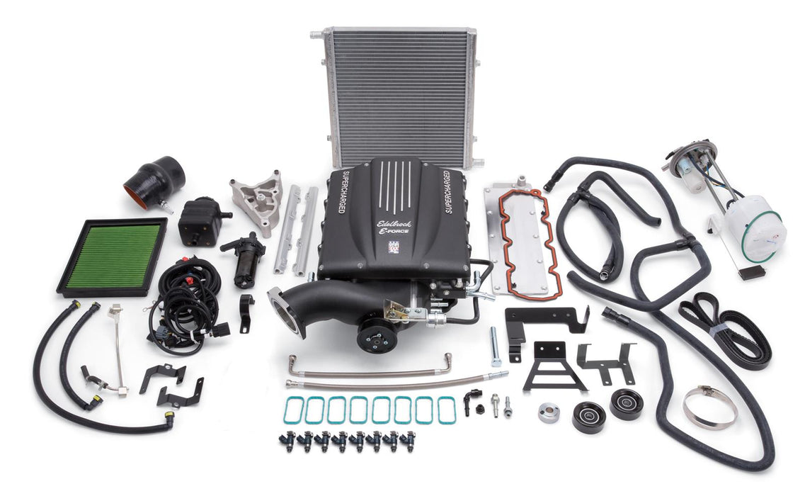 Edelbrock E-Force GM Truck and SUV Stage 1 Street Legal Supercharger Kits 15600