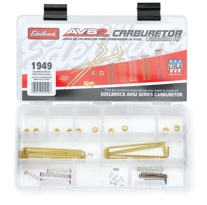 Edelbrock AVS2 Series Carburetor Calibration Kits 1949