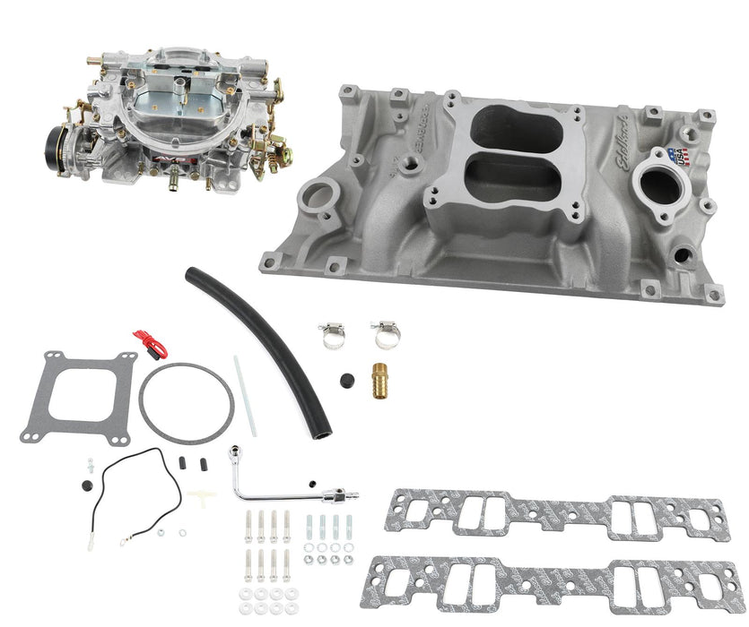 Edelbrock Performer Vortec Intake Manifold and Carburetor Kits 2007