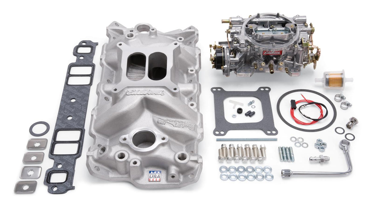 Edelbrock Performer EPS Intake Manifold and Carburetor Kits 2021