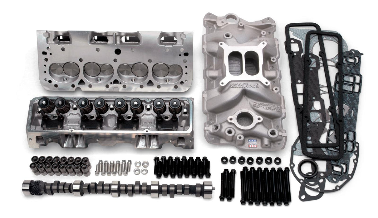 Edelbrock Total Power Package 315 HP Small Block Chevy Top-End Engine Kits 2022