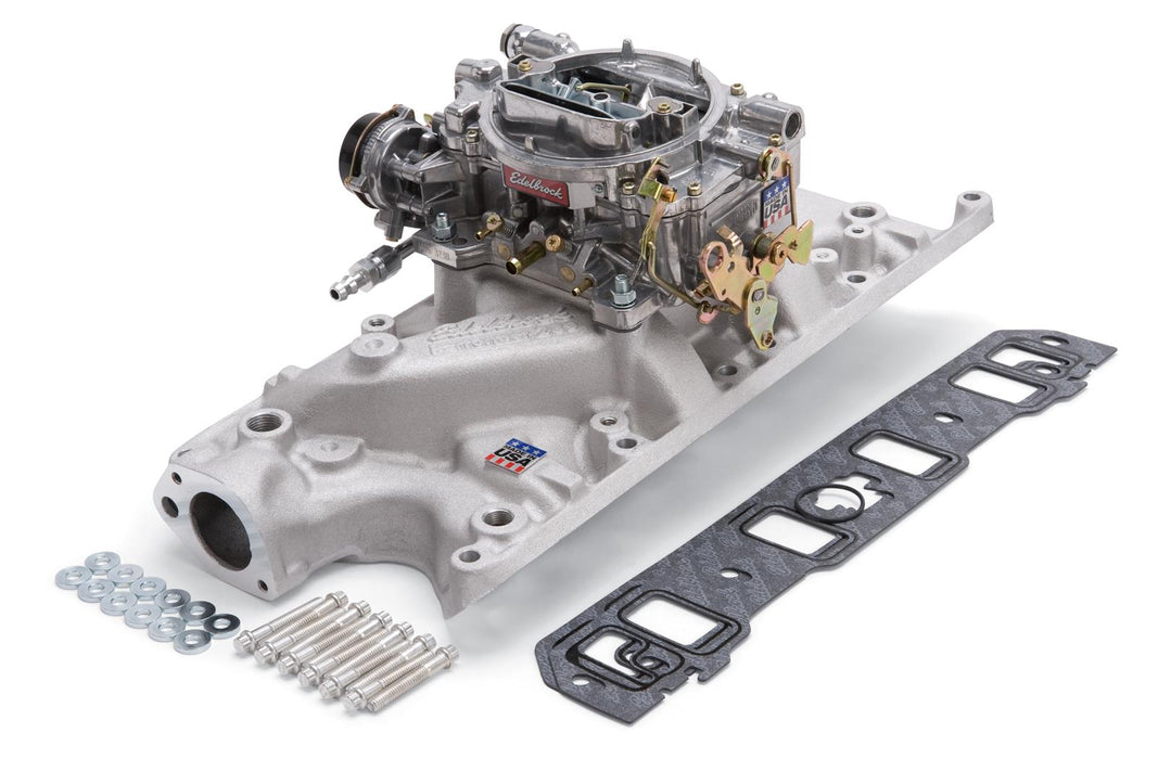 Edelbrock Performer Intake Manifold and Carburetor Kits 2031