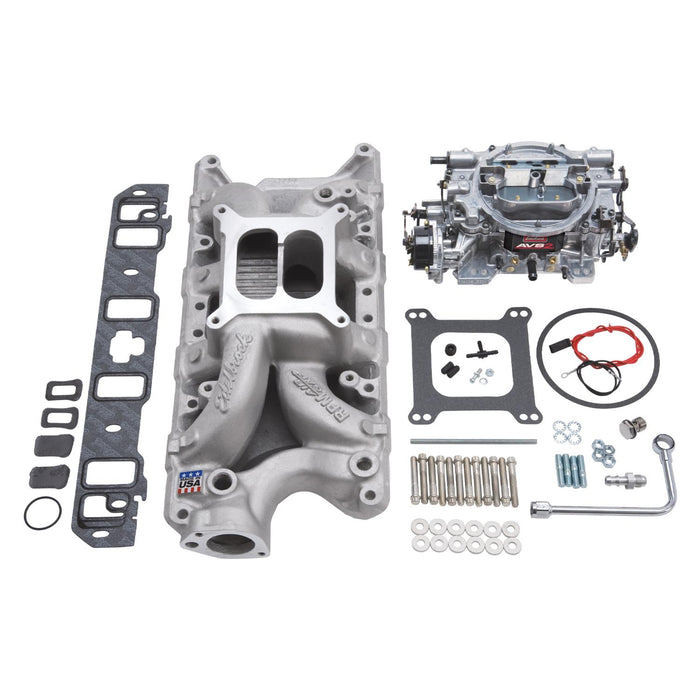 Edelbrock Performer RPM Air-Gap Intake Manifold and Carburetor Kits 2033