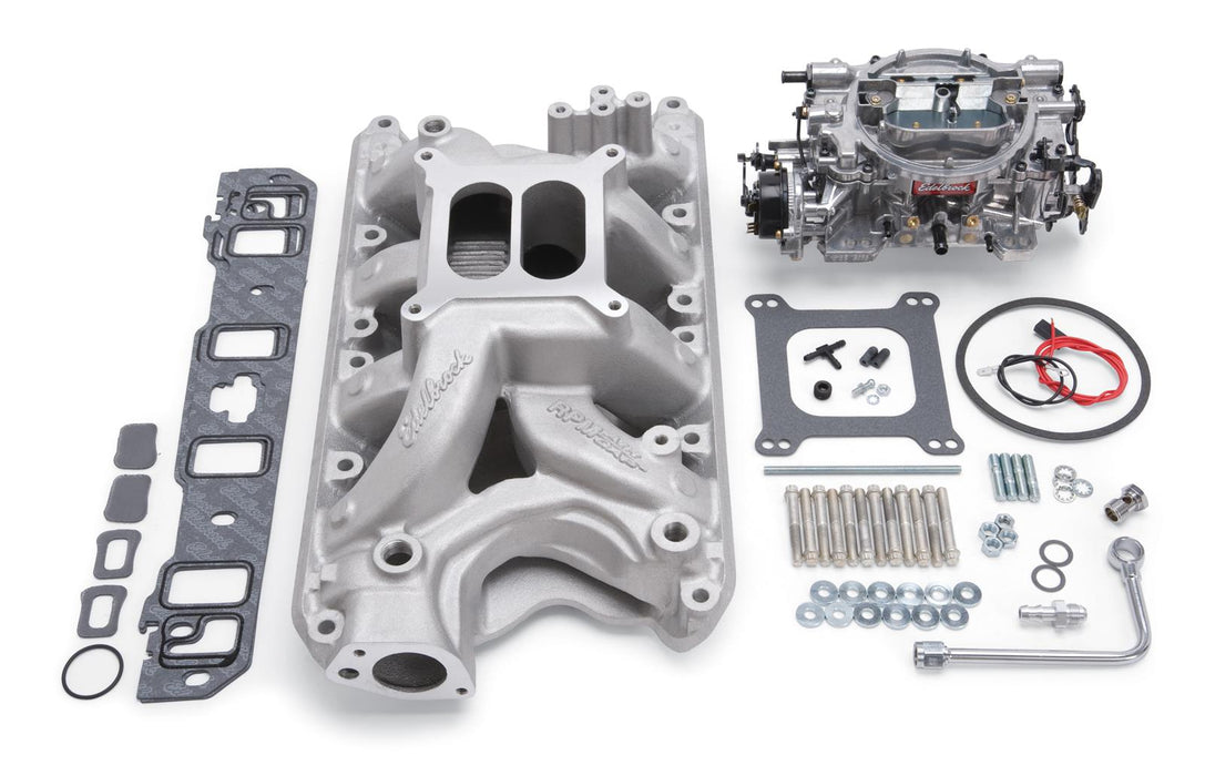 Edelbrock Performer RPM Air-Gap Intake Manifold and Carburetor Kits 2034