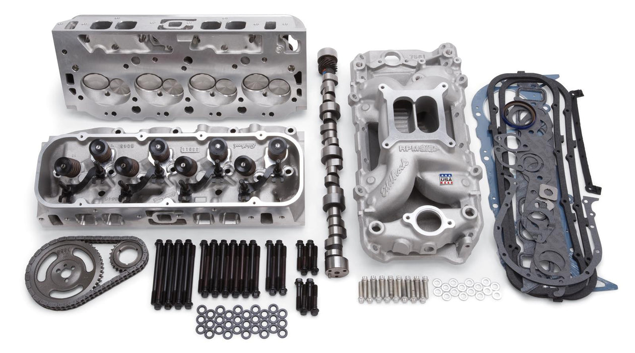 Edelbrock Total Power Package 450 HP Big Block Olds Top-End Engine Kits 2058