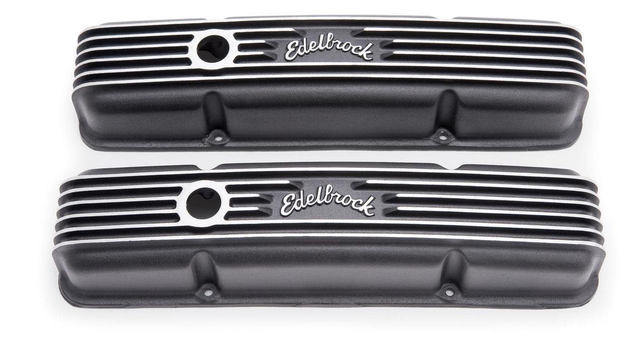 Edelbrock Classic Cast Aluminum Valve Covers 41433