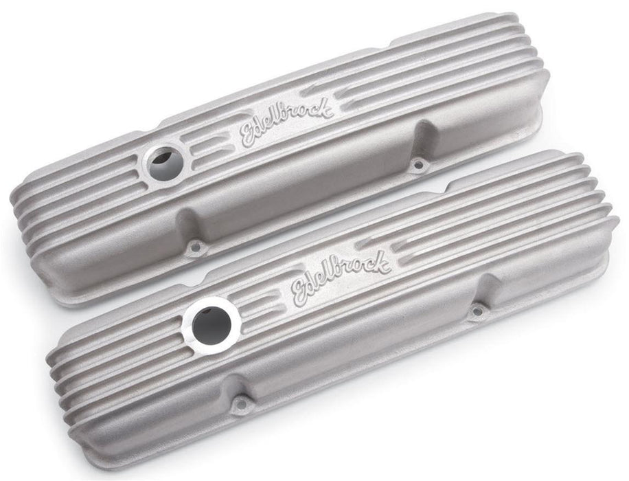 Edelbrock Classic Cast Aluminum Valve Covers 41449