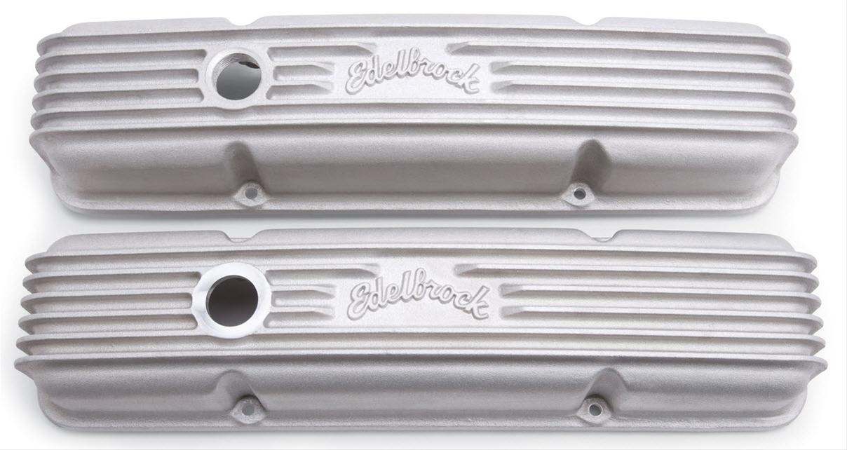 Edelbrock Classic Cast Aluminum Valve Covers 41449