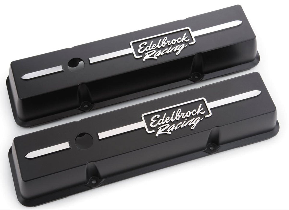 Edelbrock Racing Diecast Aluminum Valve Covers 41633