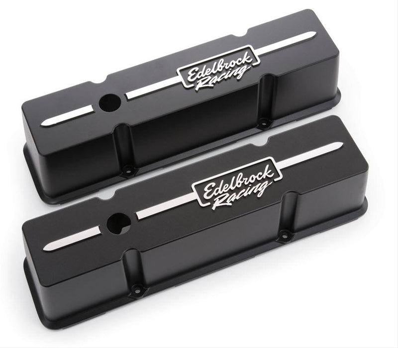 Edelbrock Racing Diecast Aluminum Valve Covers 41643