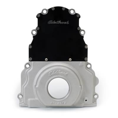 Edelbrock Two-Piece Aluminum Timing Covers 4254