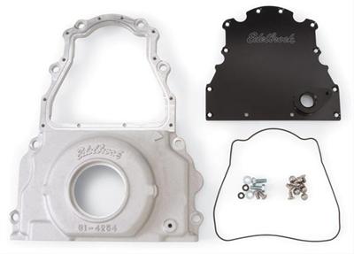 Edelbrock Two-Piece Aluminum Timing Covers 4254