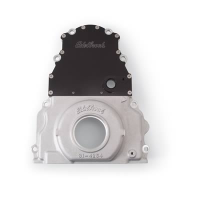 Edelbrock Two-Piece Aluminum Timing Covers 4255