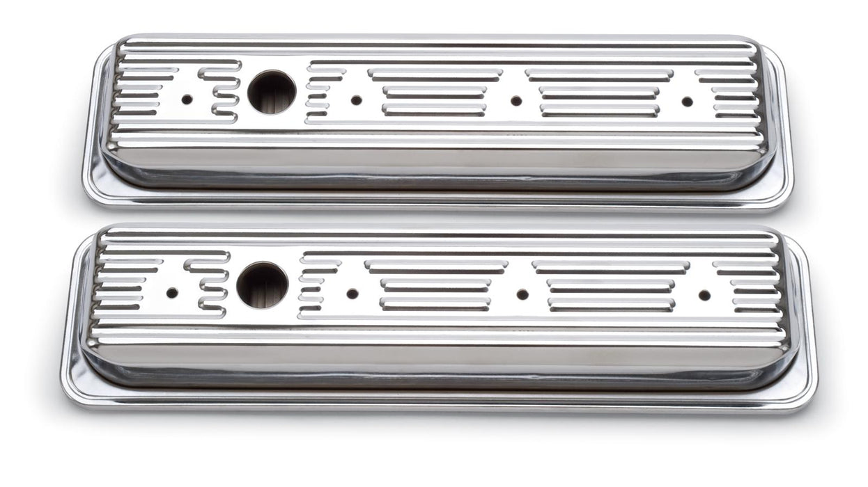 Edelbrock Signature Series Chrome Valve Covers 4446