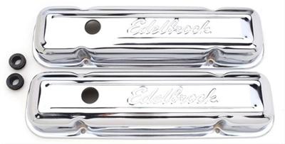 Edelbrock Signature Series Chrome Valve Covers 4456