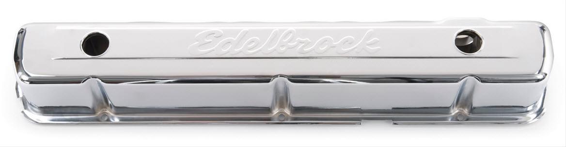 Edelbrock Signature Series Chrome Valve Covers 4477