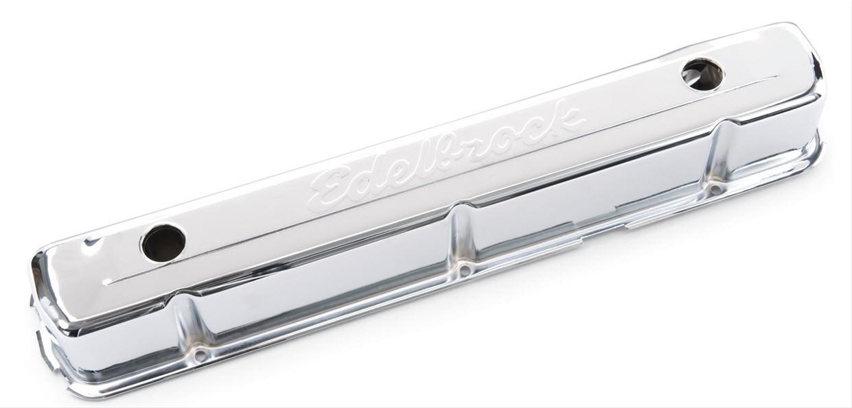 Edelbrock Signature Series Chrome Valve Covers 4477