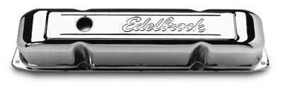 Edelbrock Signature Series Chrome Valve Covers 4491