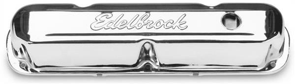 Edelbrock Signature Series Chrome Valve Covers 4495