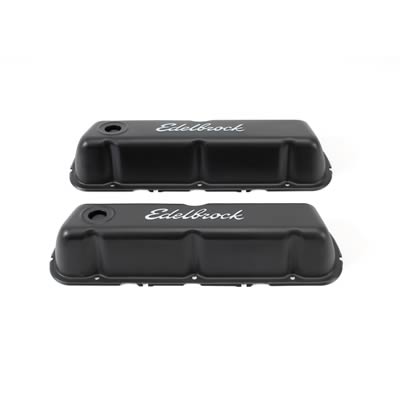 Edelbrock Signature Series Black Valve Covers 4603