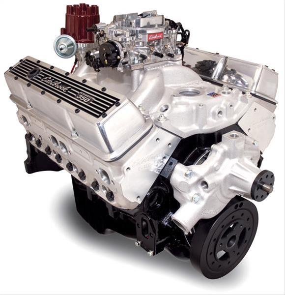 Edelbrock Performer Hi-Torq 350 C.I.D. 363 HP Long Block Crate Engines 46410