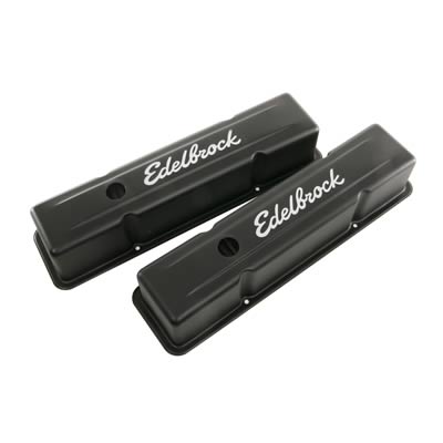 Edelbrock Signature Series Black Valve Covers 4643