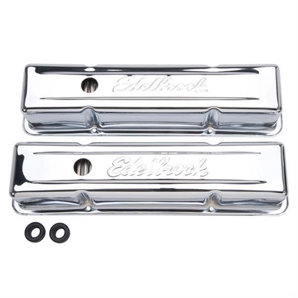 Edelbrock Signature Series Chrome Valve Covers 4649