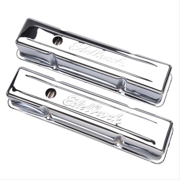 Edelbrock Signature Series Chrome Valve Covers 4649