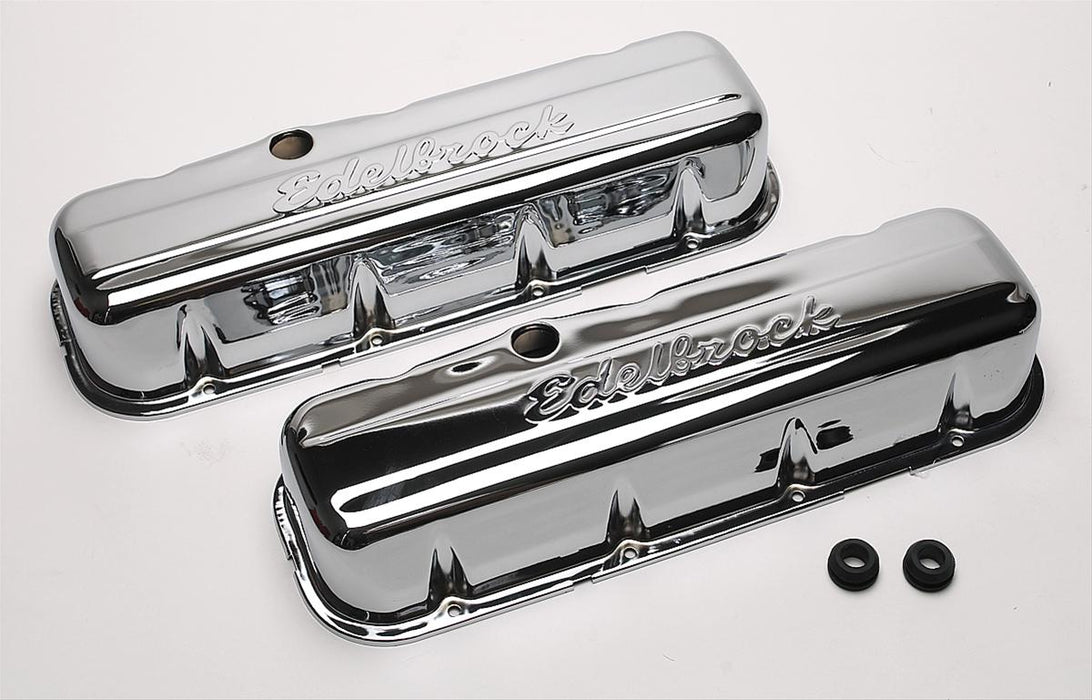 Edelbrock Signature Series Chrome Valve Covers 4680