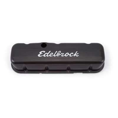 Edelbrock Signature Series Black Valve Covers 4683