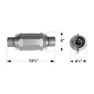 Flowmaster Universal Catalytic Converters 2220120